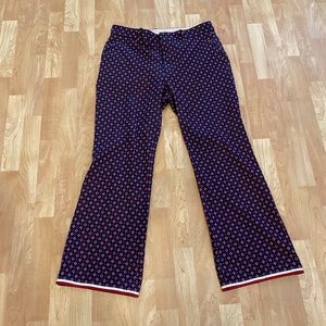 Gucci Geometric Pattern Stretch Bootcut Pant